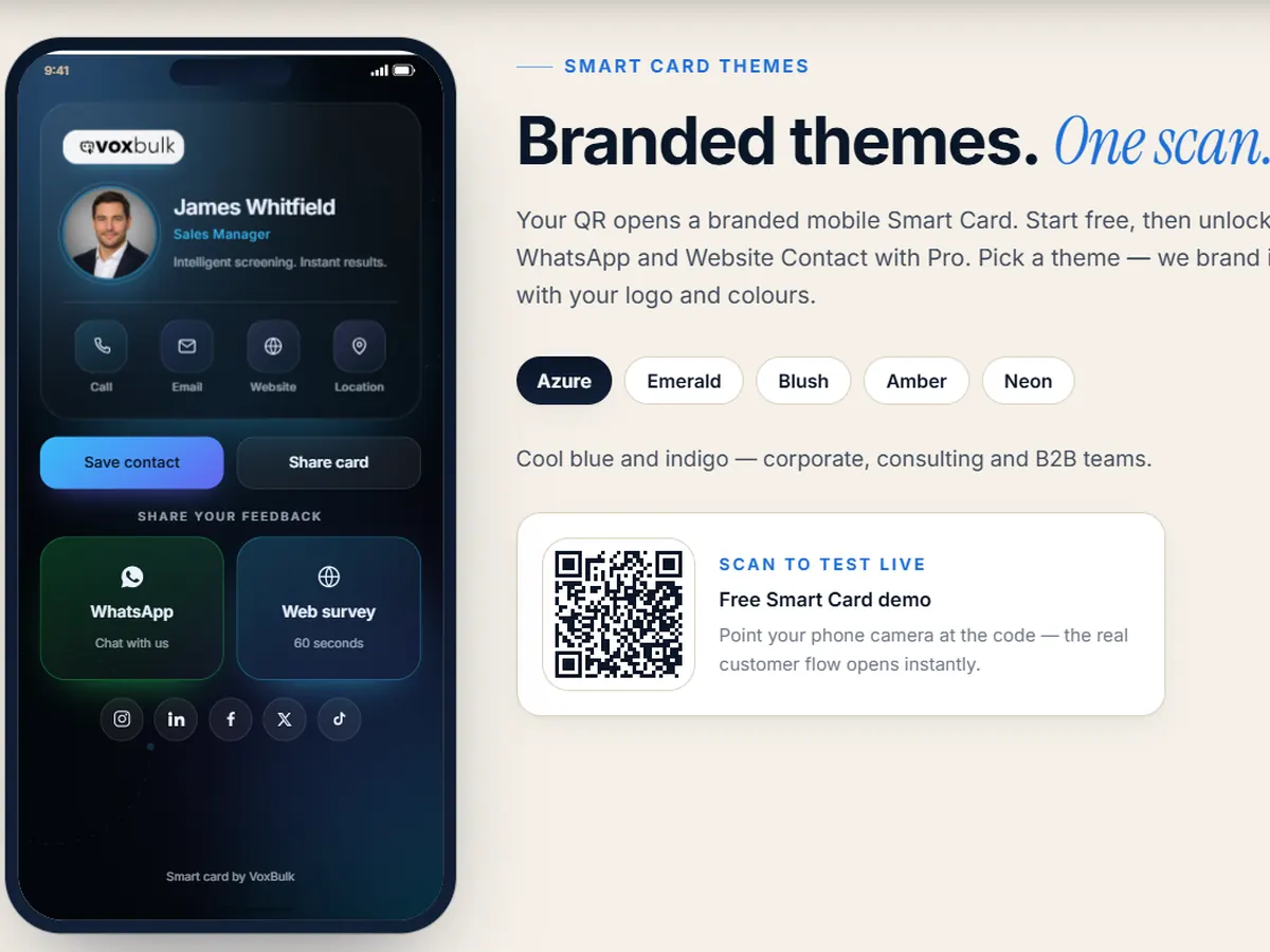 Digital Business Card Lead Capture for Sales and Field Teams
